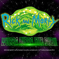 Rick and Morty Wubba Lubba Dub Dub in Blueprint